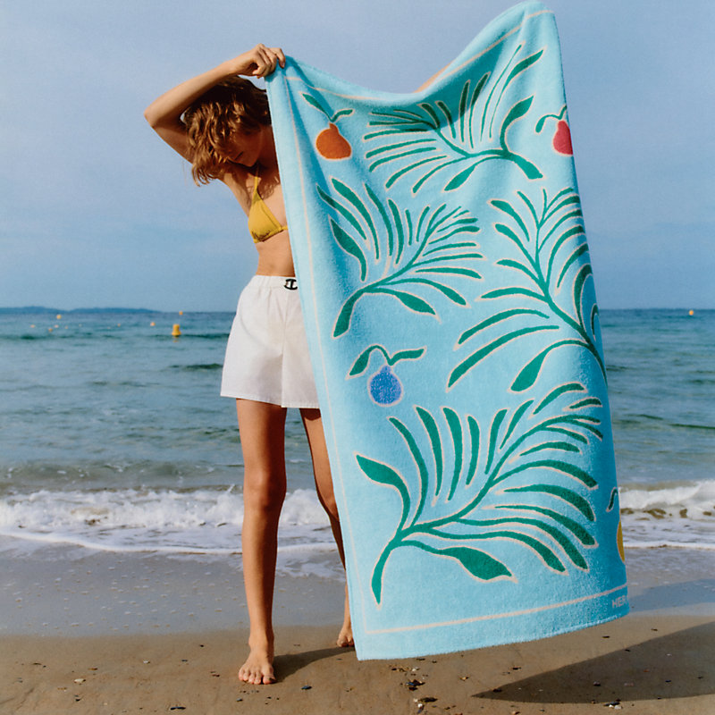 Zeste d'Ete beach towel | Hermès USA